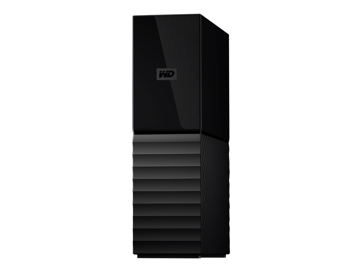 WD My Book WDBBGB0180HBK - Harddisk - krypteret - 18 TB - ekstern (stationær) - USB 3.0 - 256-bit AES - sort