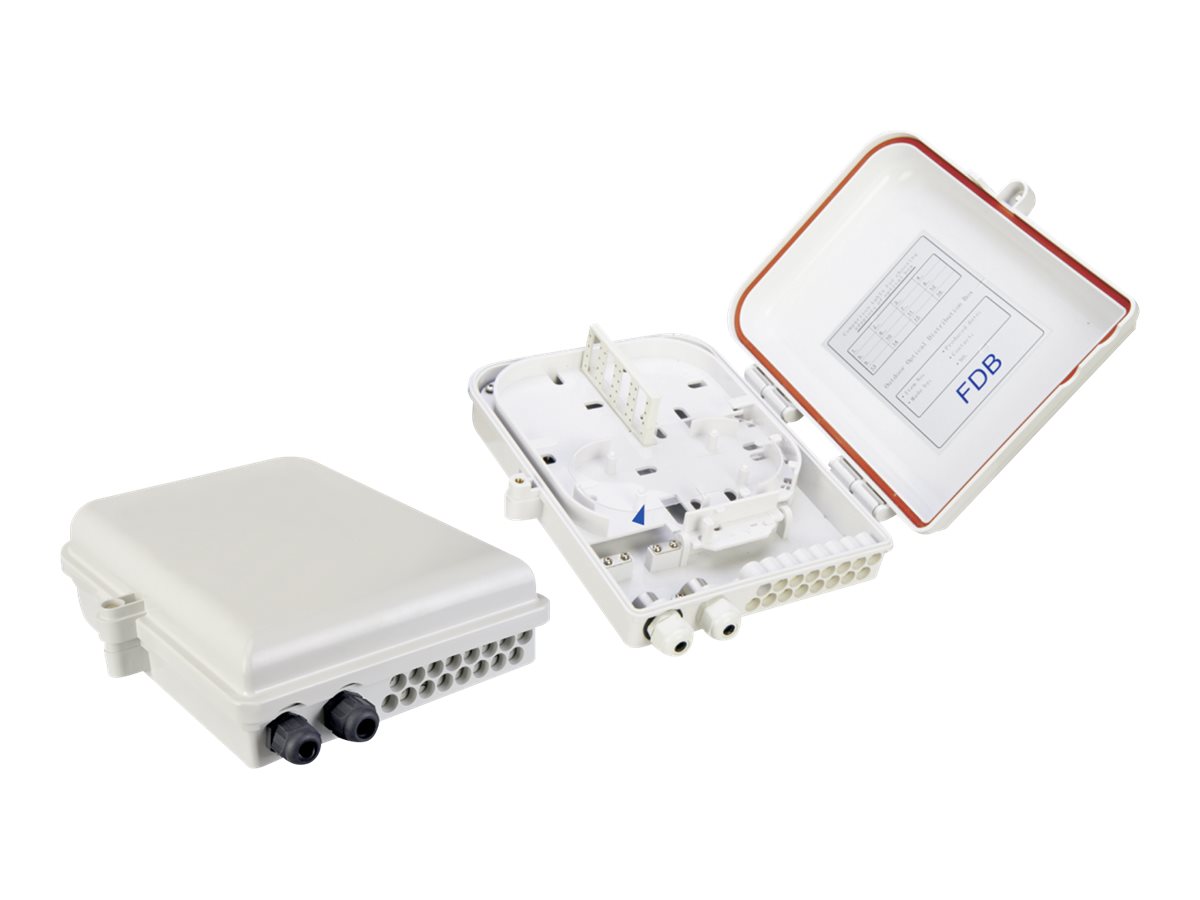 DIGITUS DN-968914 - fibre-optic distribution box - for 16 LC/DX or SC/SX couplers