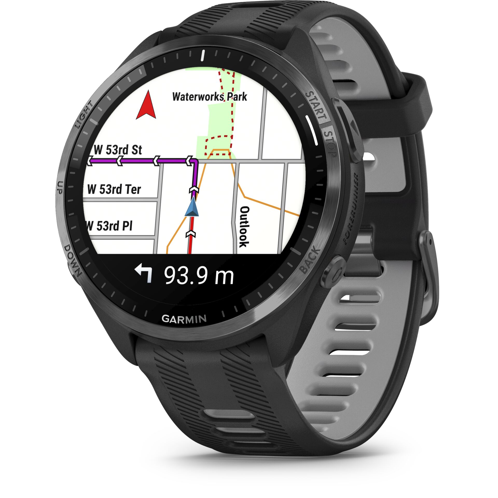 Garmin Forerunner 965 47 mm Sort SmartWatch billede