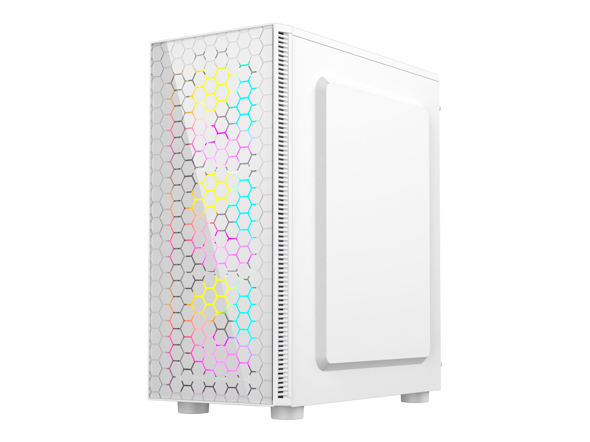 Gembird Fornax 500 - tower - ATX - Kabinet - Tower - Hvid