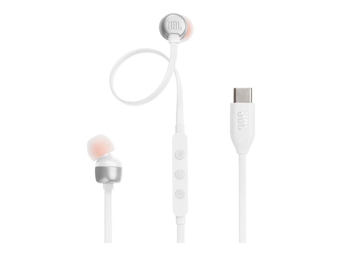 JBL TUNE 310C USB Kablet Øreproptelefoner Hvid