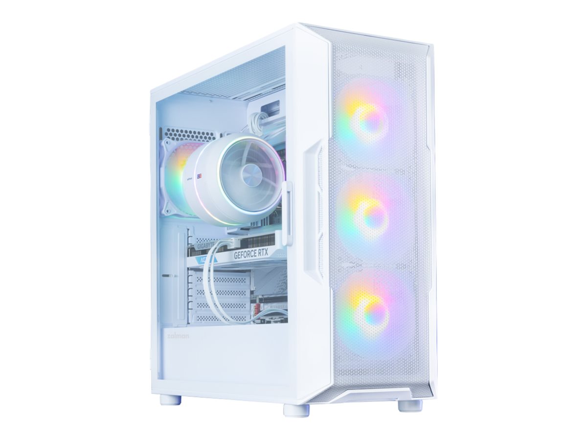 Zalman i3 NEO V2 - mid tower - ATX - Kabinet - Tower - Hvid