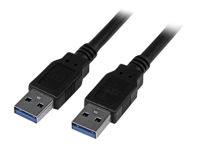 StarTech.com 3m 10 ft USB 3.0 Cable - A to A - M/M - Long USB 3.0 Cable - USB 3.1 Gen 1 (5 Gbps) (USB3SAA3MBK) USB-kabel 3m Sort