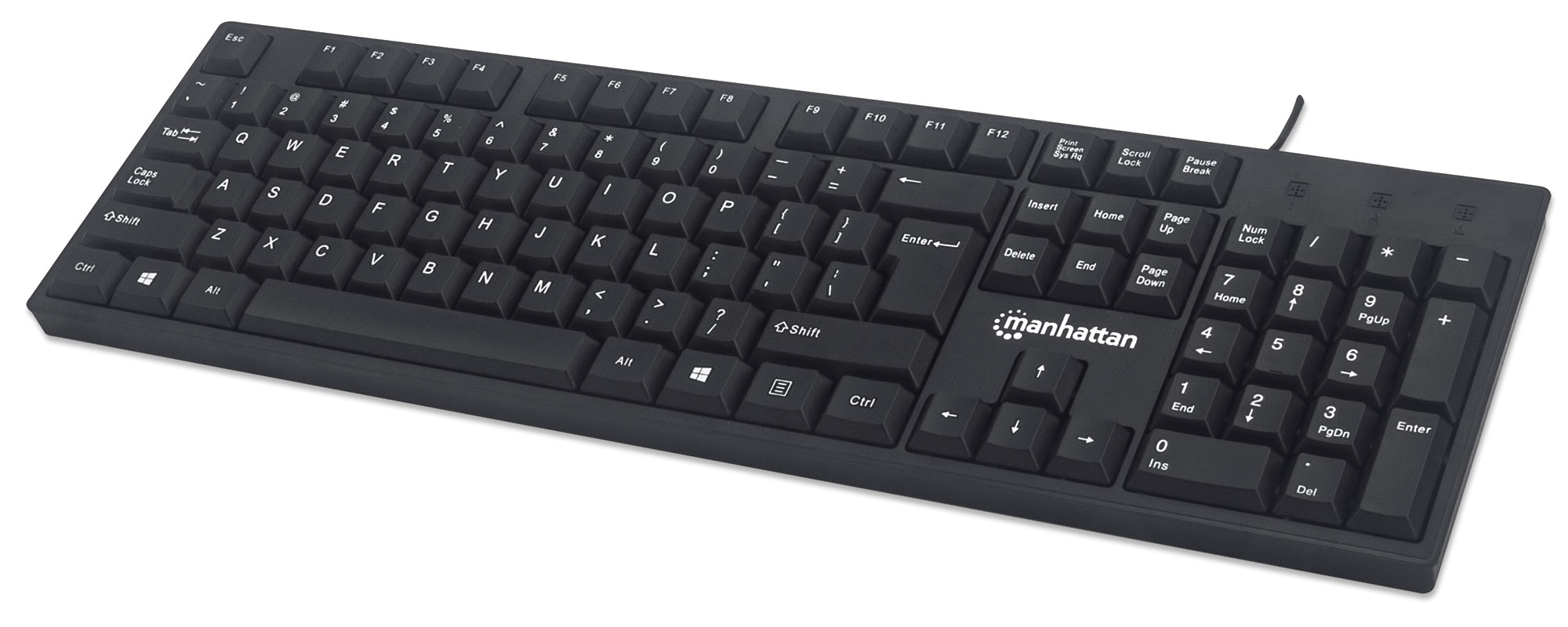 Manhattan 179324 Tastatur Mekanisk Kablet