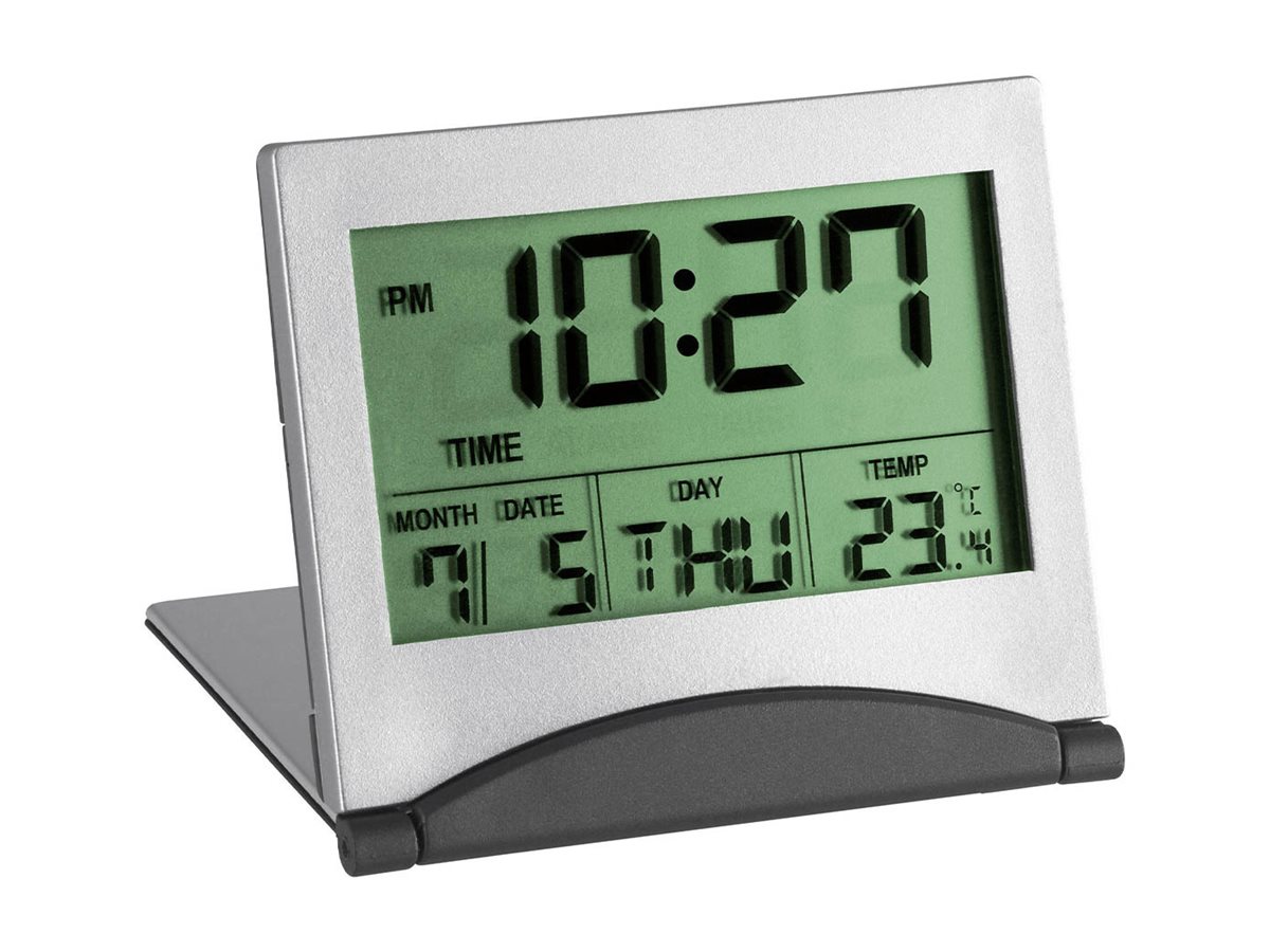TFA - Alarmur - elektronisk - desktop - sølv