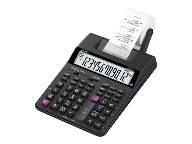 Casio HR-150RCE strimmelregner 12 cifre sort