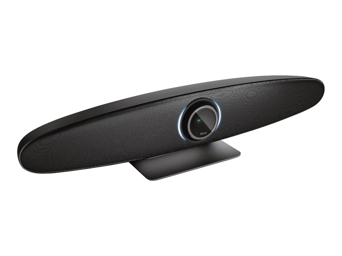 Trust IRIS - Konferencekamera - farve - 3840 x 2160 - 4K - fast brændvidde - audio - USB 3.2 Gen 1