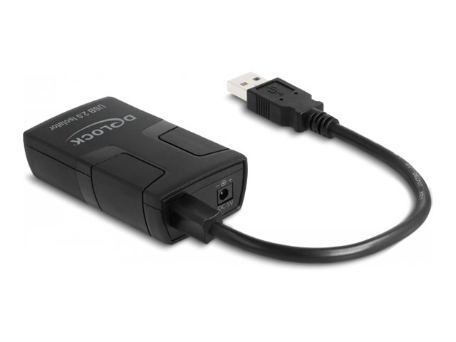DeLOCK USB 2.0 isolator – Type-A han til hun, 5 kV isolation