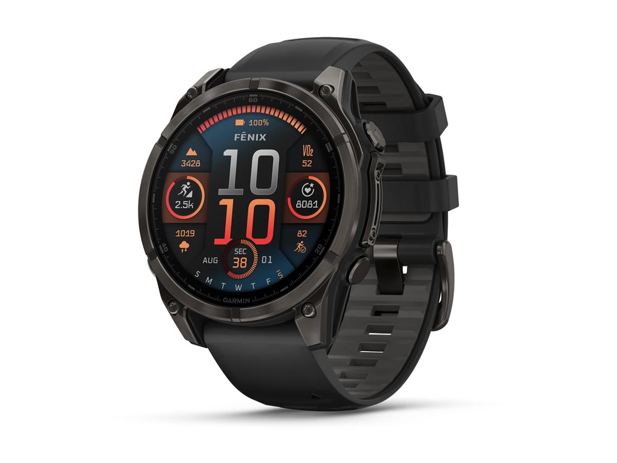 Garmin Fenix 8 47 mm Sort Grå Sportsur