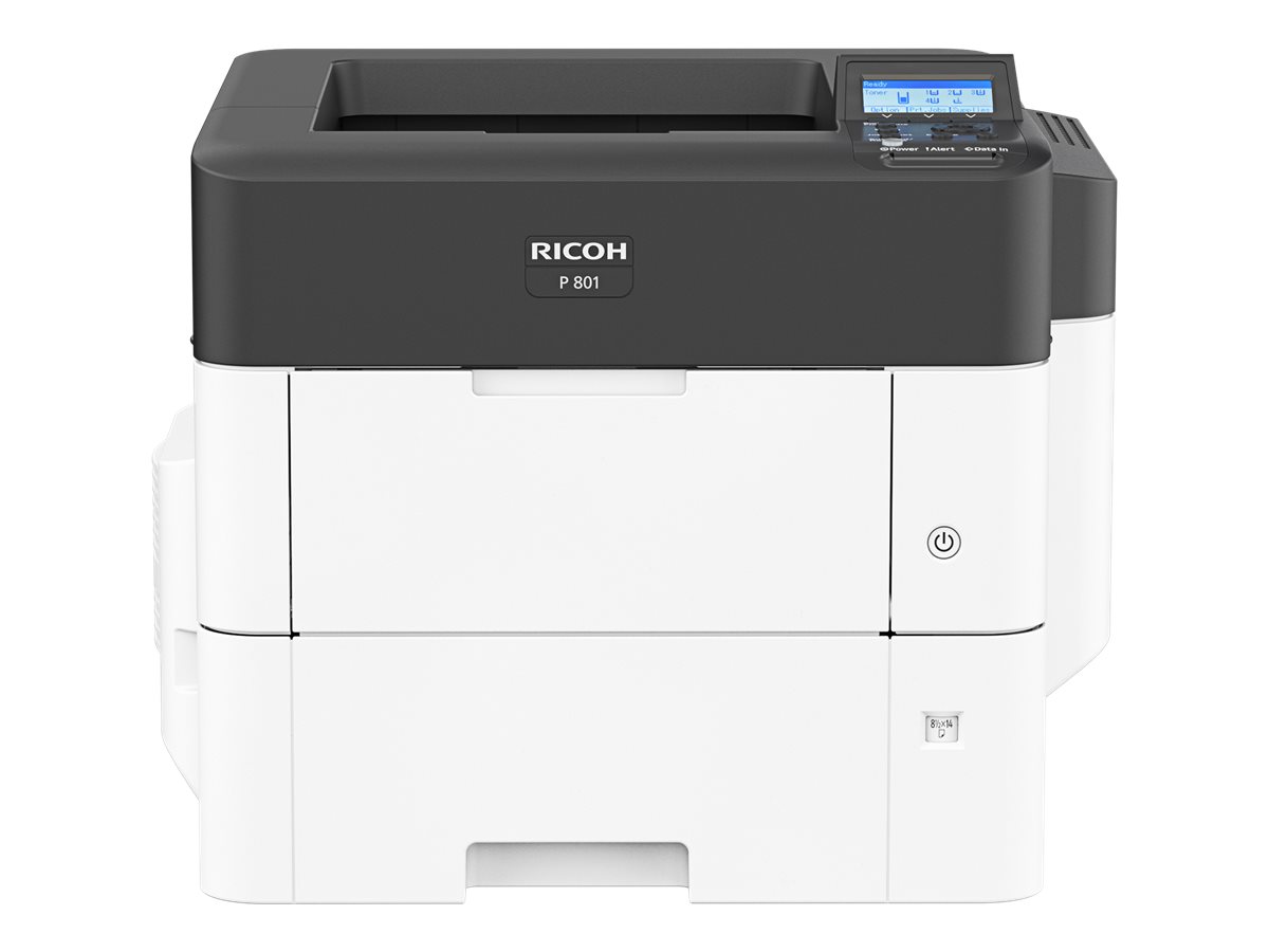 Ricoh P 801 - Printer - S/H - Duplex - laser - A4/Letter - 1200 x 1200 dpi - op til 62 spm - kapacitet: 600 ark - USB 2.0, Gigabit LAN