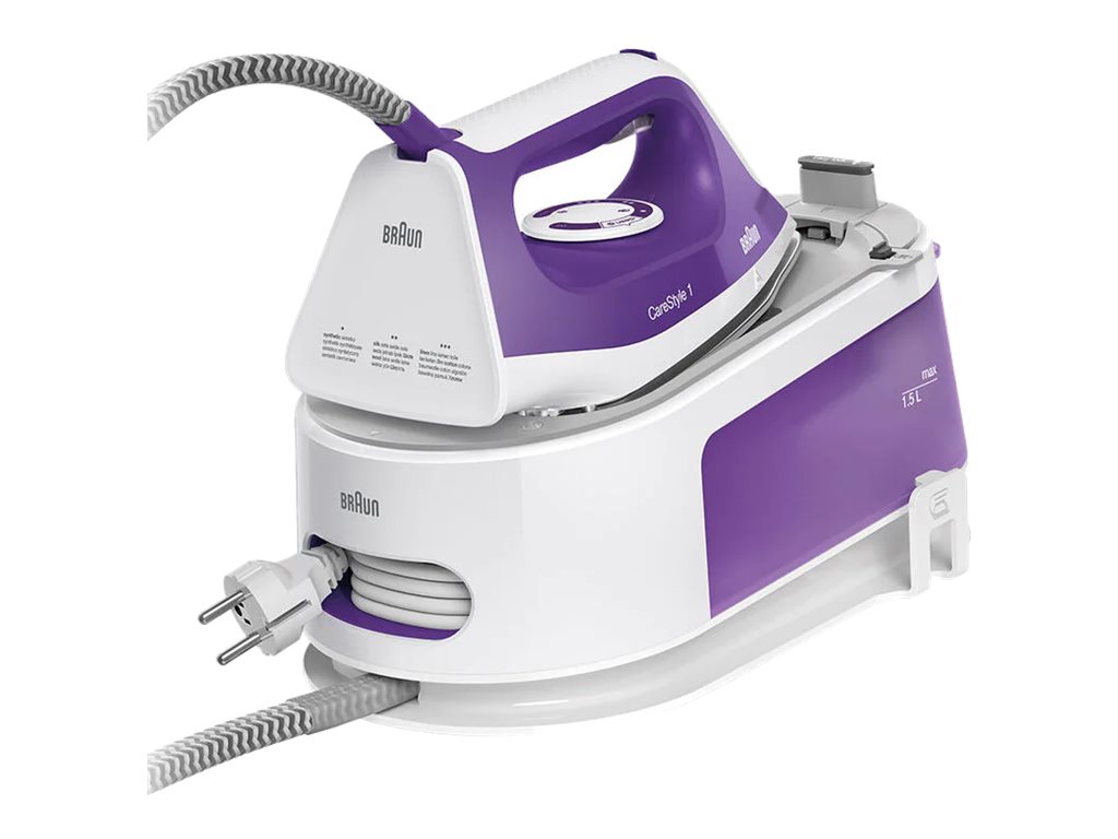 Braun CareStyle 1 IS 1014 Dampstrygejern 2200W Lilla Hvid