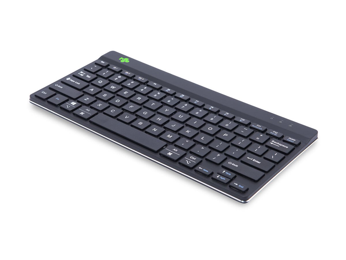 Trådløst ergonomisk tastatur R-Go Compact Break - QWERTY US, Bluetooth, sort