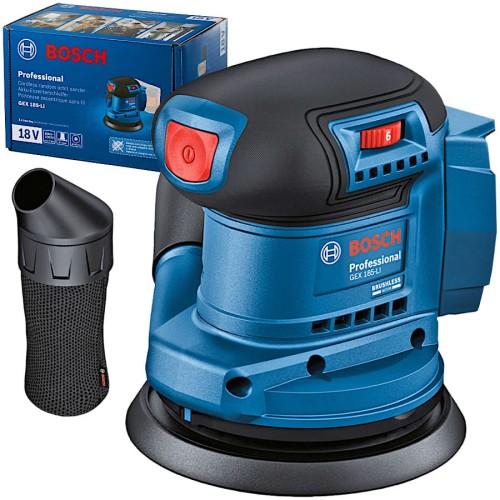 BOSCH GEX 185-LI PROFESSIONAL RANDOM ORBIT SANDER - SOLO