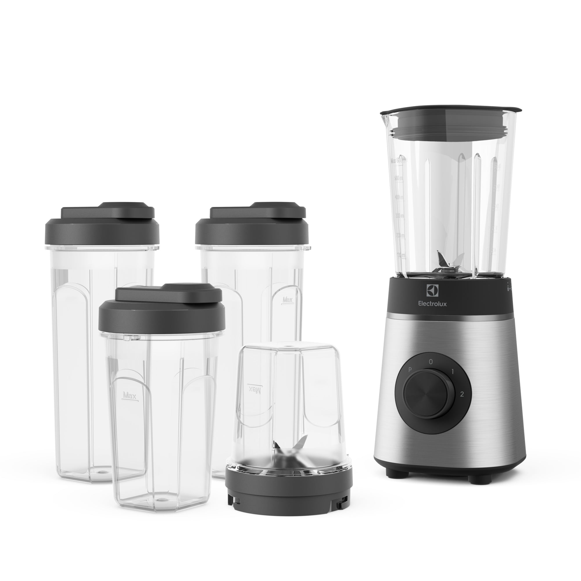 Electrolux E4CB1-6ST, Bordplade blender, 1 L, Impulsfunktion, Knusning af is, 0,8 m, 350 W