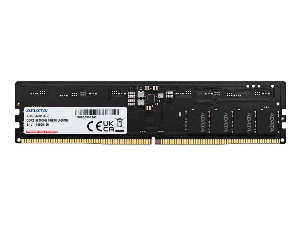 ADATA DDR5 SDRAM 32GB CL46 On-die ECC DIMM 288-PIN
