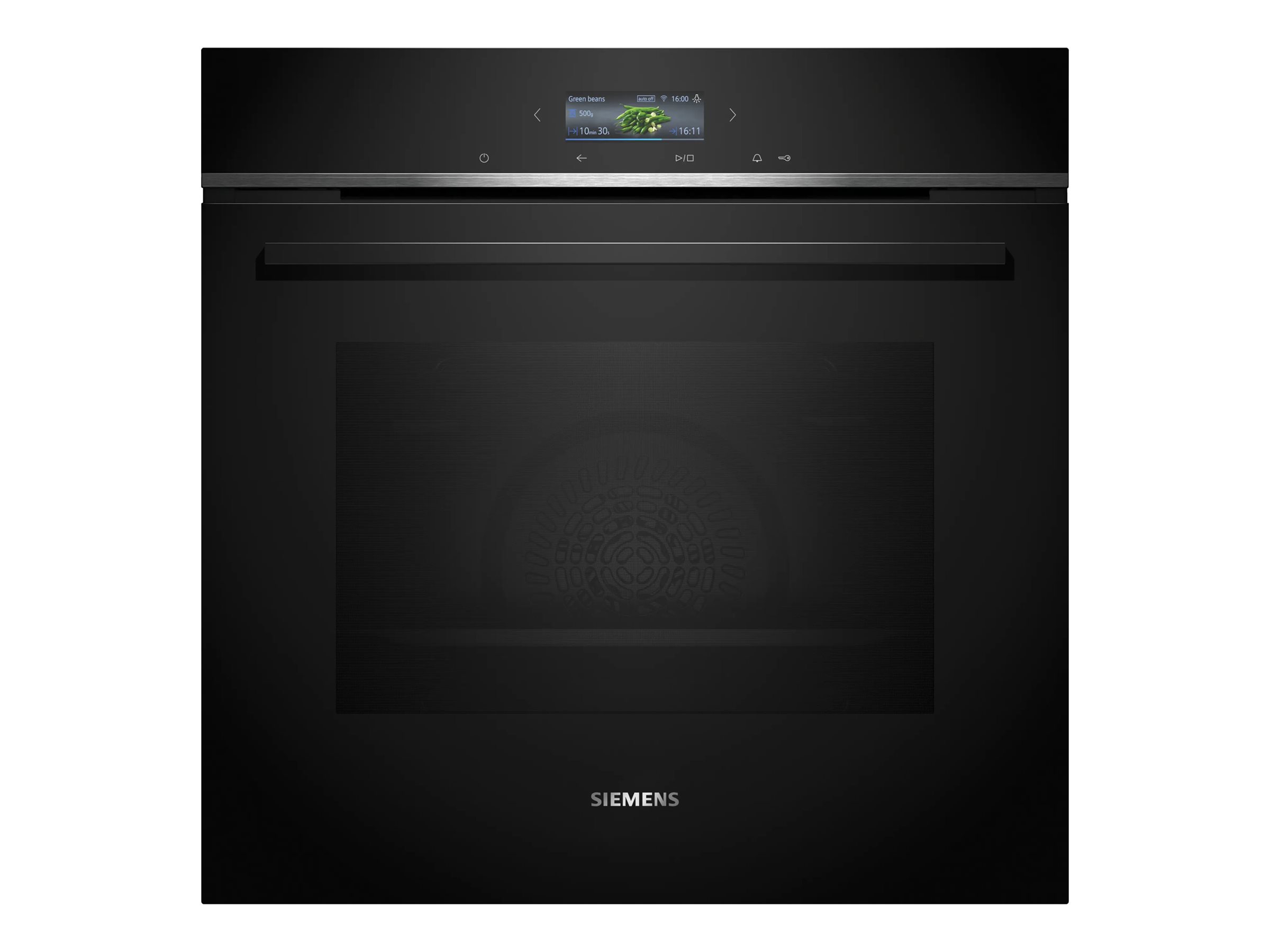 Siemens iQ700 HB774G1B1 - Ovn - til indbygning - Wi-Fi - niche - bredde: 56 cm - dybde: 55 cm - højde: 58.5 cm - med selv-rengøring - Klasse A+ - sort/rustfrit stål