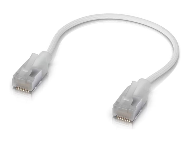 Ubiquiti UniFi Premium Patch Cable 15cm White - Hvid - 0.1m