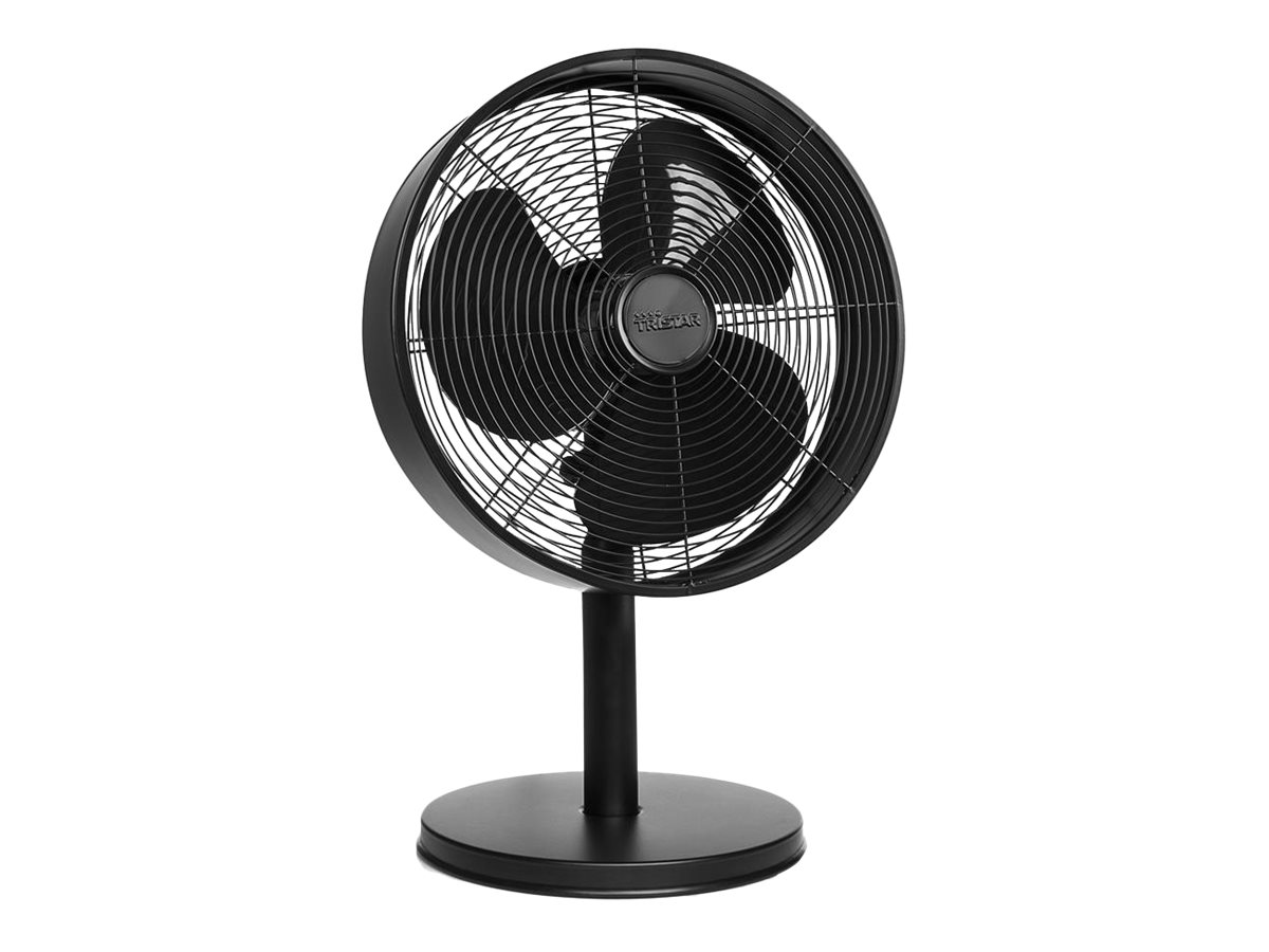 Tristar VE-5928, Husholdning ventilator, Sort, Bord, Metal, 61,24 dB, 1260 rpm