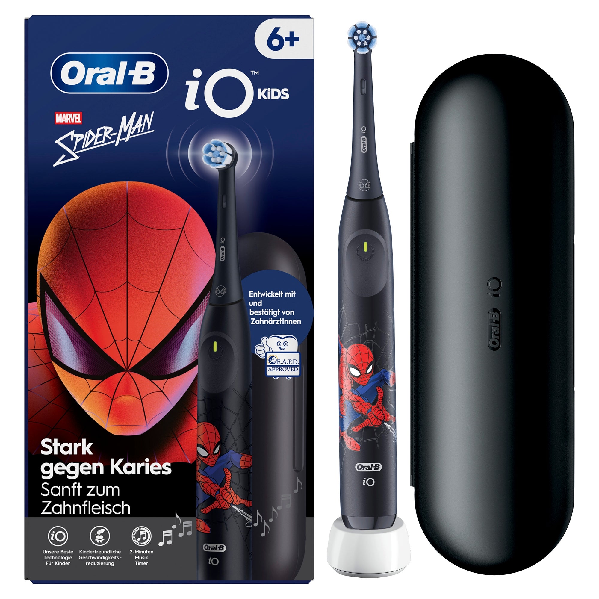 SZCZOTECZKA ELEKTRYCZNA ORAL-B IO KIDS 6+ SPIDERMAN WITH TRAVELCASE