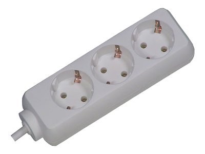 Bachmann SELLY Stikdåse 3-stik Hvid 3m