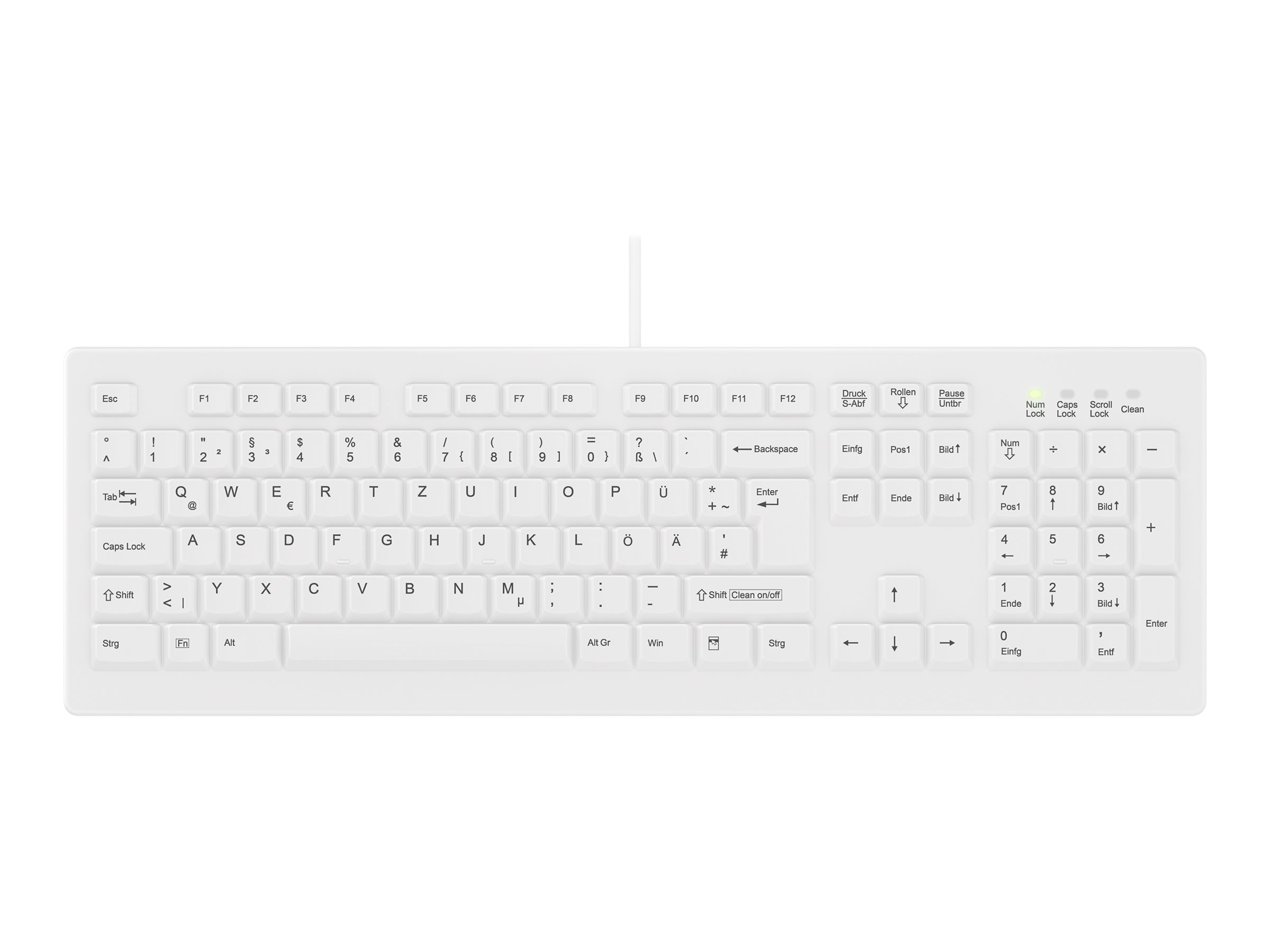 Active Key MedicalKey AK-C8100 Sanitizable Tastatur Saks Kabling Tysk