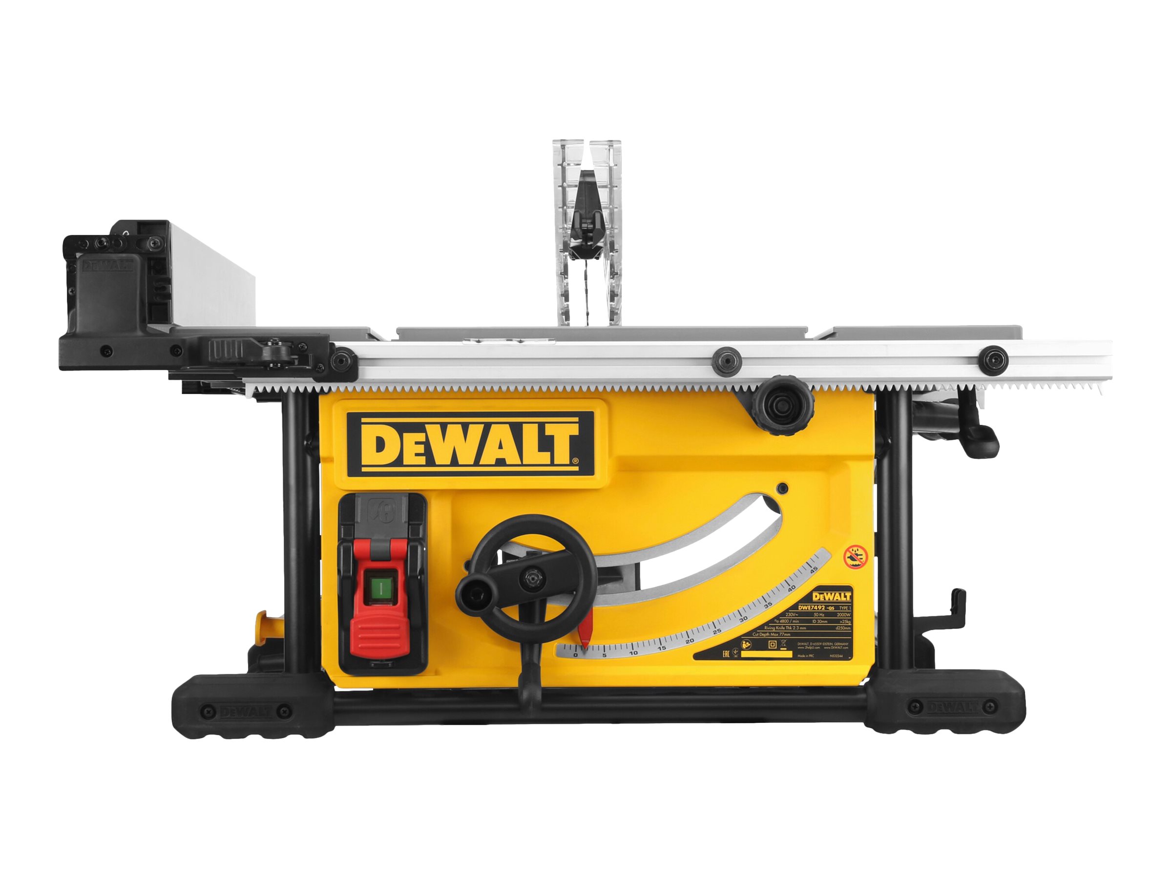 DeWalt DWE7492-QS Bordrundsav - 2000 W - 250 mm