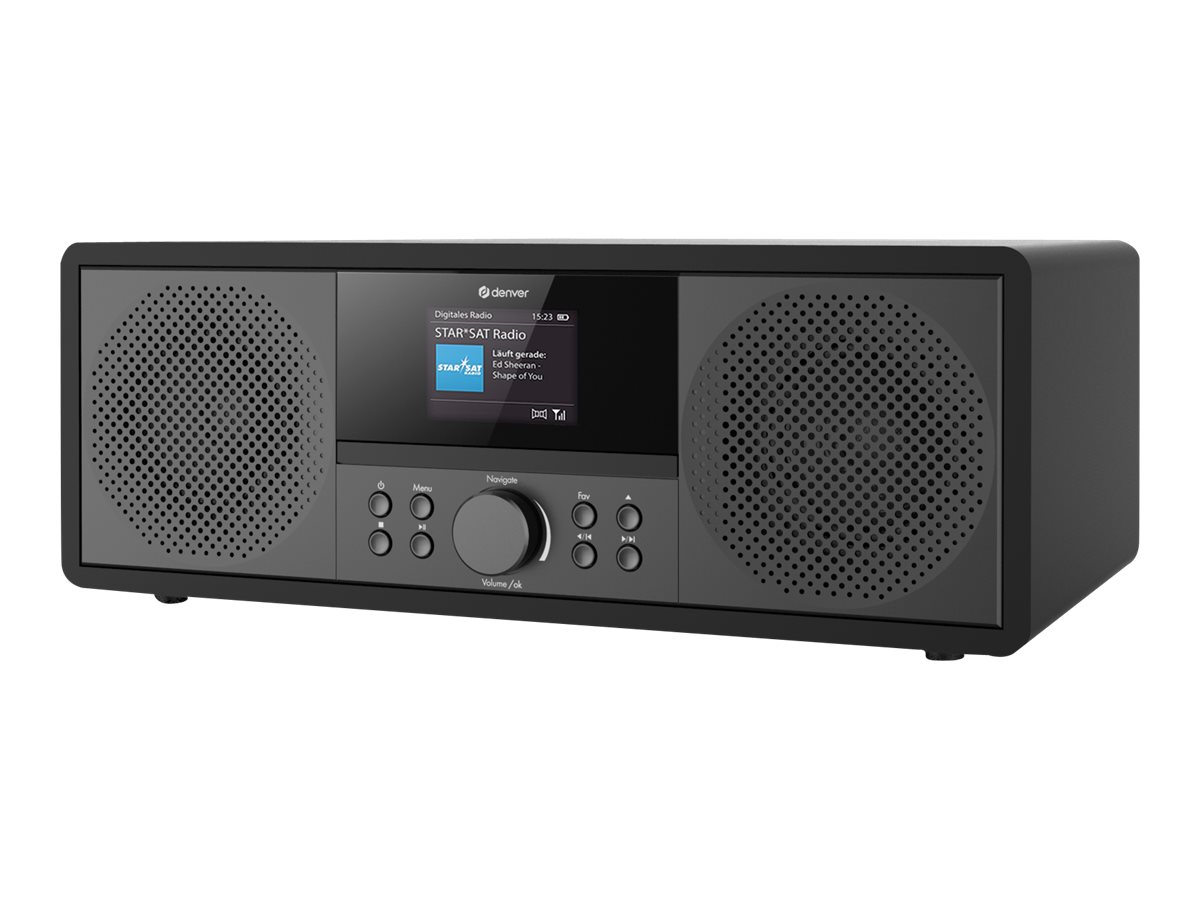 DENVER MIR-270B Forstærker DAB radio Radio Cd-spiller Lydafspiller til netværk Internet radio Bluetooth-audiomodtager