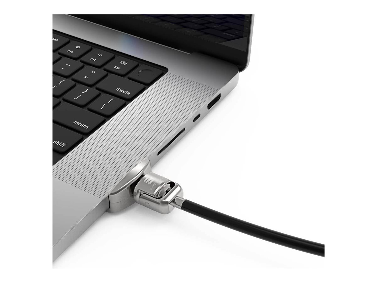 Compulocks Ledge Lock Adapter for MacBook Pro 16 M1, M2 & M3 with Keyed Cable Lock - Adapter til låsning af slot for sikkerhed - med nøglelås - for Apple MacBook Pro 16 (M1, M2)