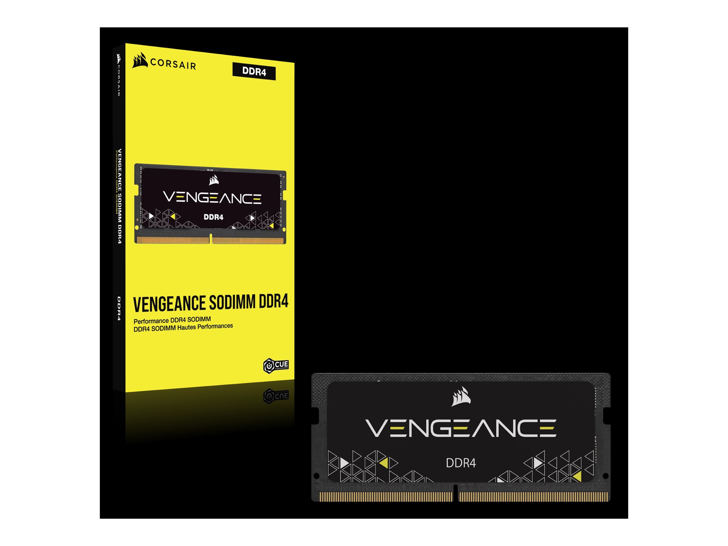 CORSAIR Vengeance - DDR4 - modul - 16 GB - SO DIMM 260-PIN - 3200 MHz / PC4-25600 - CL22 - 1,2 V - ikke bufferet - ikke-ECC