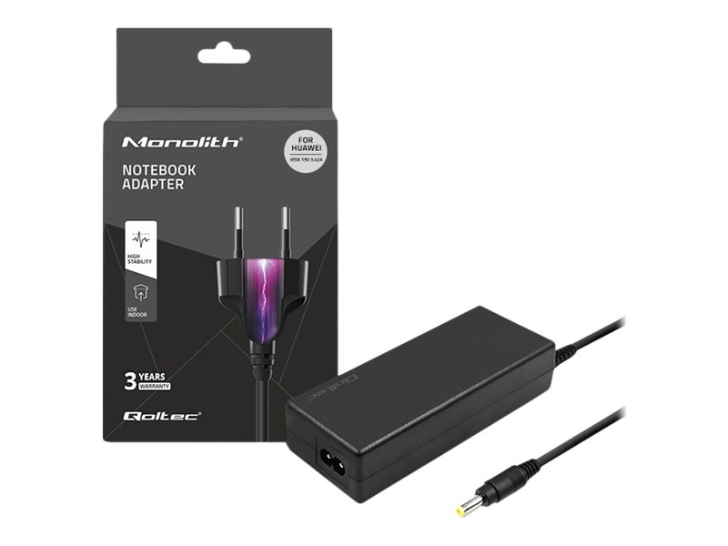 Qoltec Monolith Adapter 65Watt