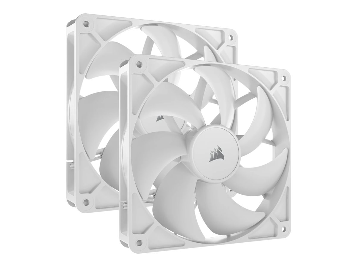 Corsair RS140 - dual-pack - Kabinet køler - 140mm - Hvid - 36 dBA