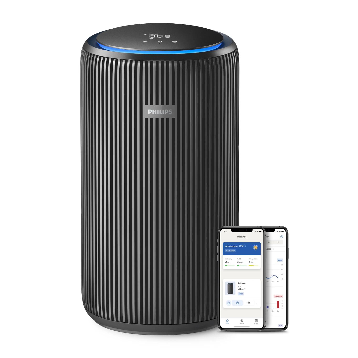 Philips Series 4200 AC4221/11 luftrenser – 156 m², 51,5 dB, 54 W – Sort