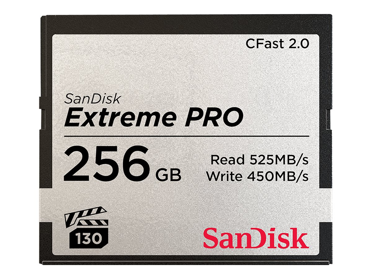 SanDisk Extreme Pro - Flashhukommelseskort - 256 GB - CFast 2.0