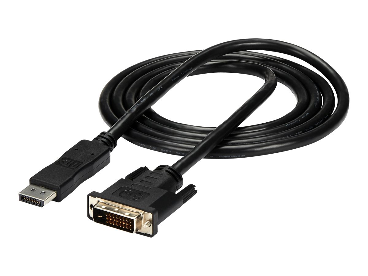 StarTech.com DisplayPort han -> DVI-D han 1.8 m Sort billede