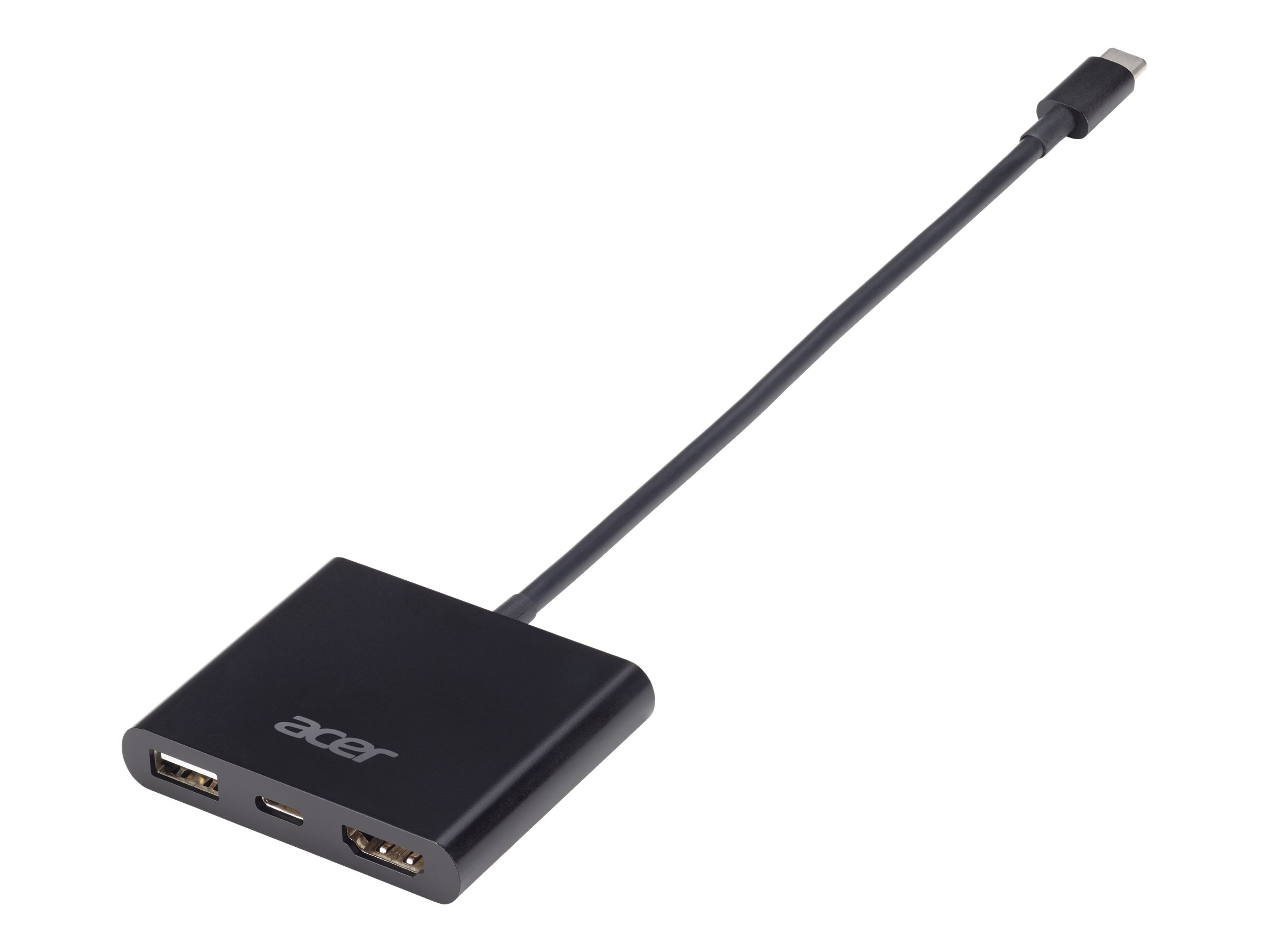 Acer - Ekstern videoadapter - USB-C - HDMI - sort - en gros - for Chromebook 11  14  14 for Work  15  Chromebook R 13  Chromebook Spin 11  13  Swift 7