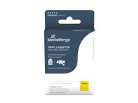 MediaRange - label tape - laminated - 1 cassette(s) - Roll (1.2 cm x 8 m) (alternative for: Brother TZ-631 Brother TZE-631)