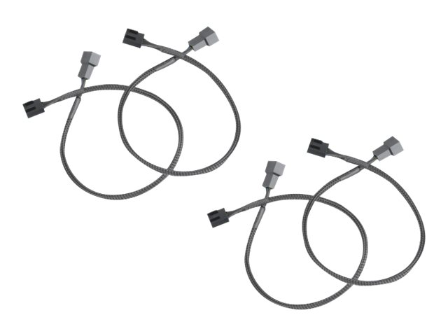 Akasa 4 pin PWM (female) - 4 pin PWM (male) Sort 30cm Forlængerkabel til blæserstrøm