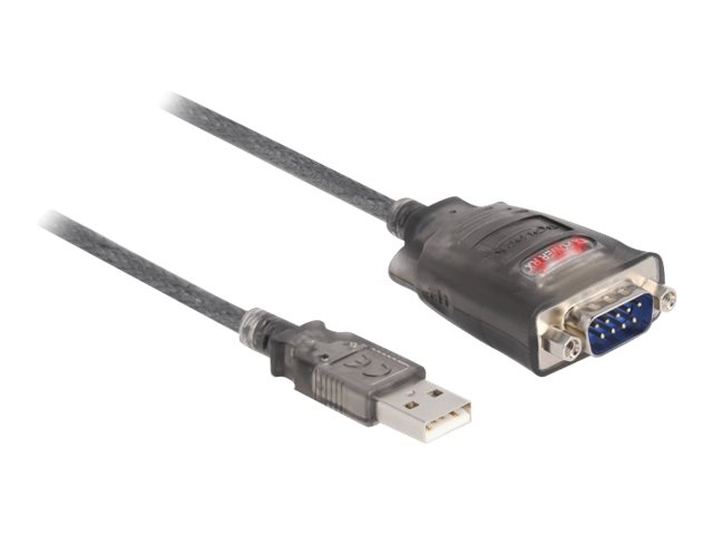 DeLOCK Adapter USB 2.0 Type-A to 1 x Serial RS-232 D-Sub 9 pin male