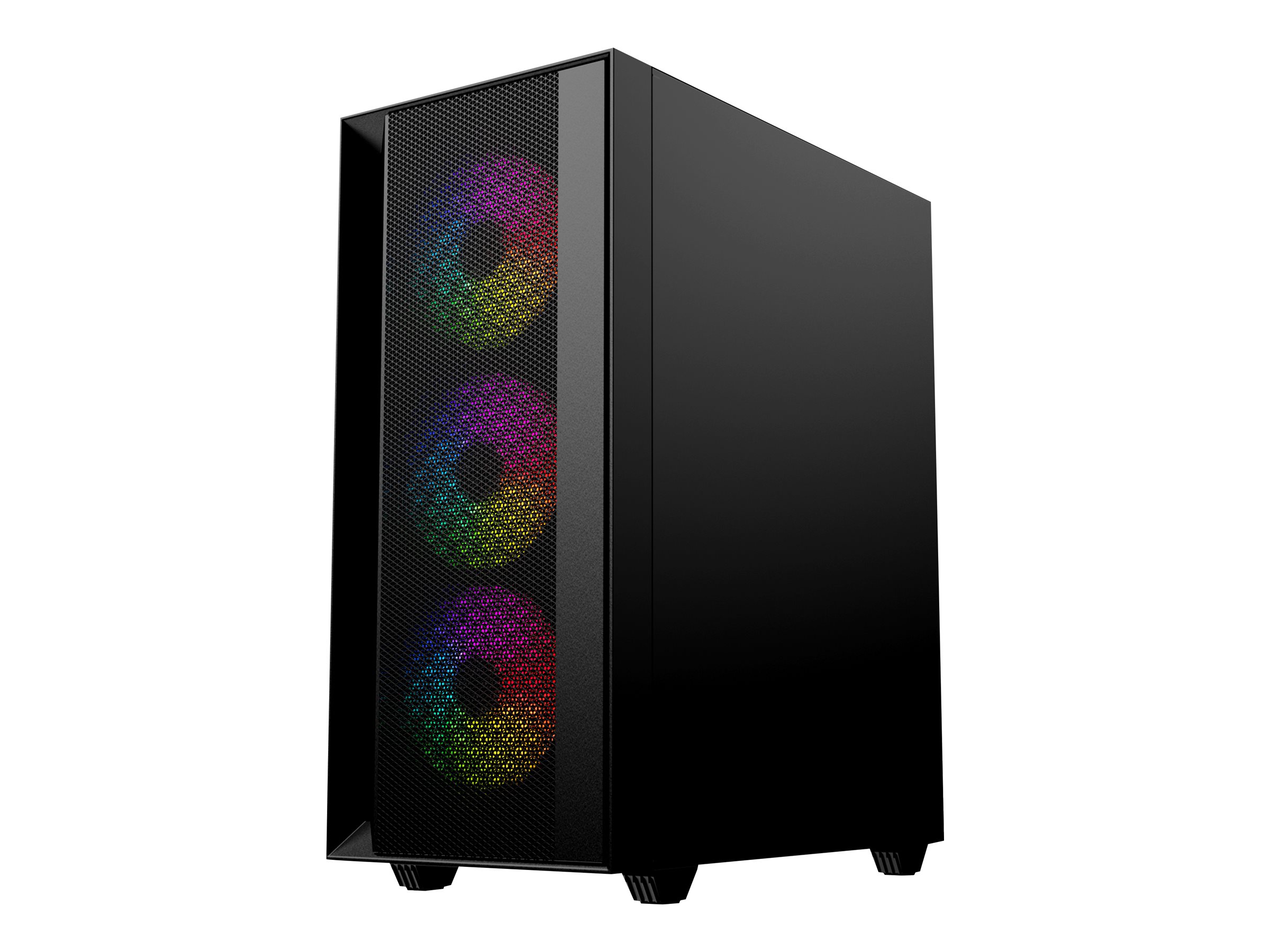 Gembird Fornax 4000 - mid tower - ATX - Kabinet - Tower - Sort