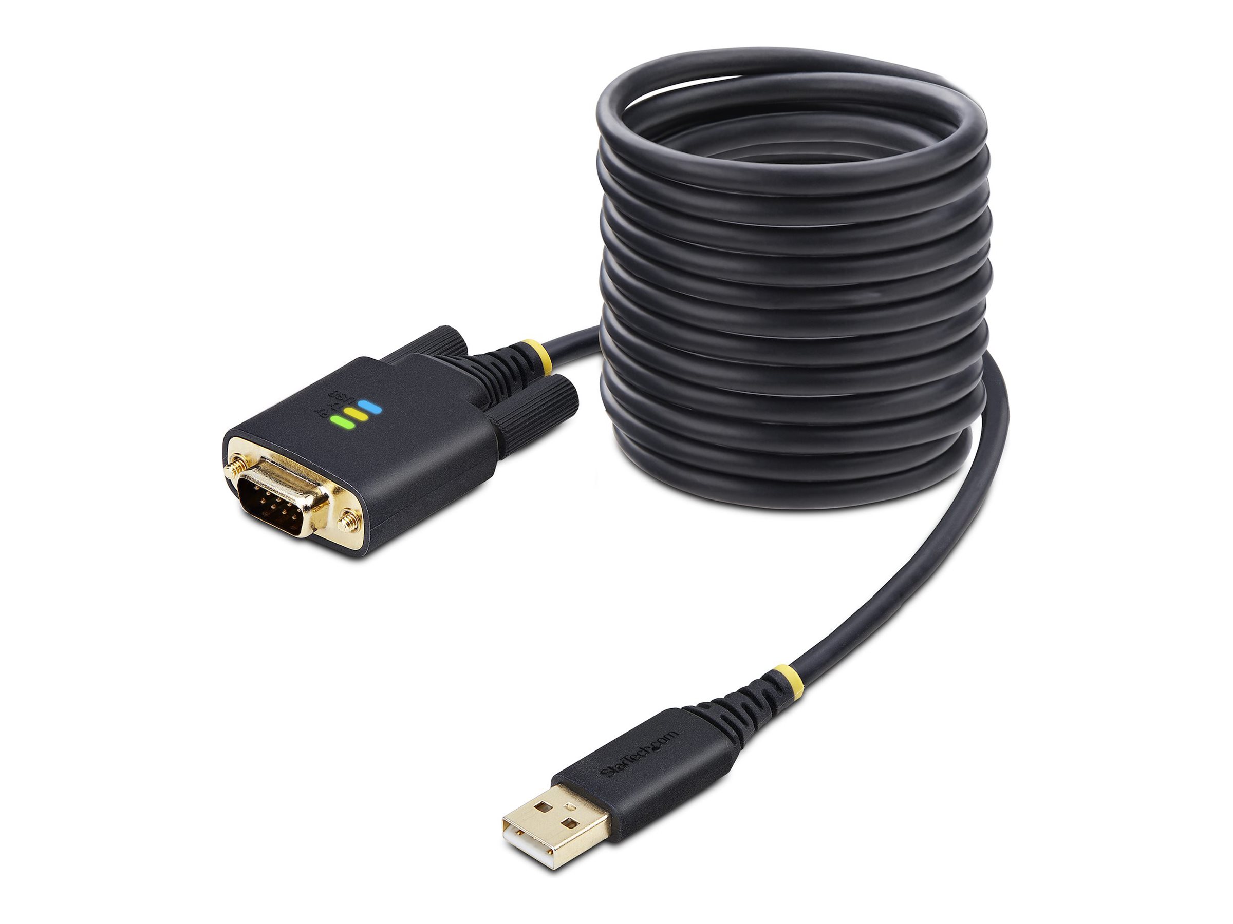 StarTech.com USB 2.0 USB / serielkabel 3m Sort