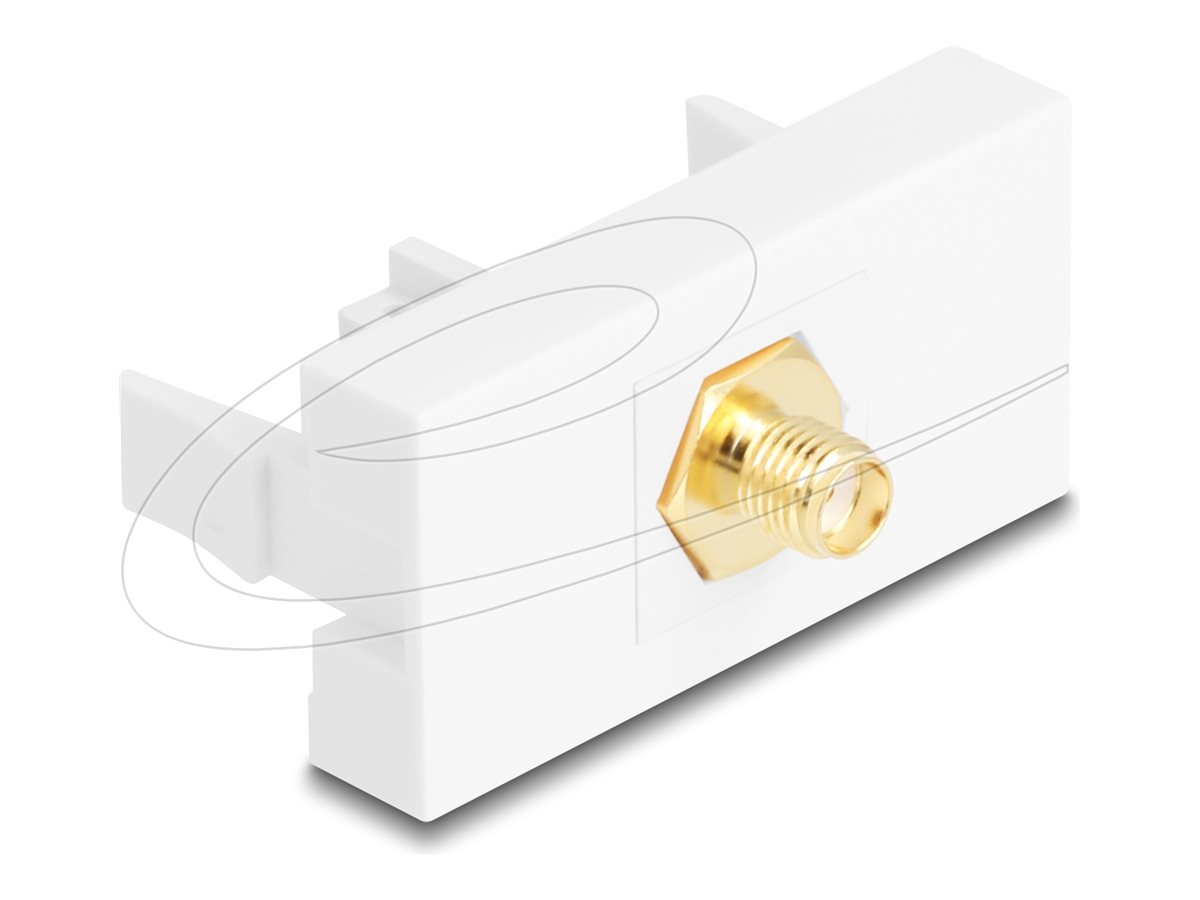 Delock Easy 45 - klik i-modul - 1 gang - hvid