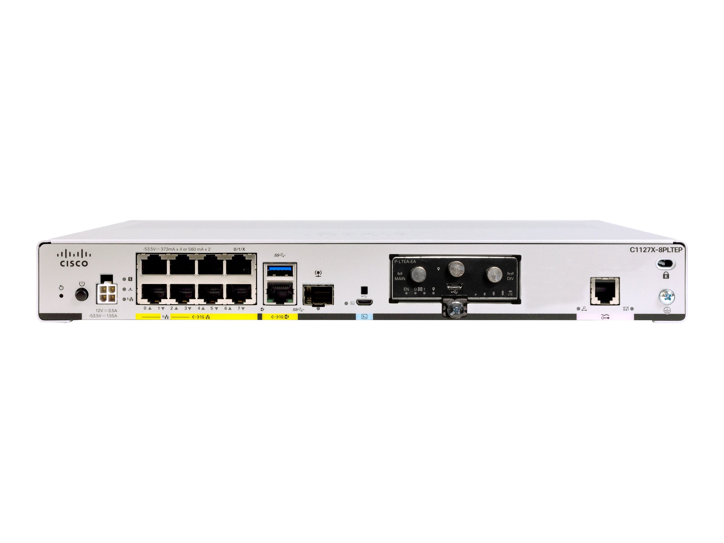 Cisco Integrated Services Router 1127 Router 8-port switch Trådløs Kabling