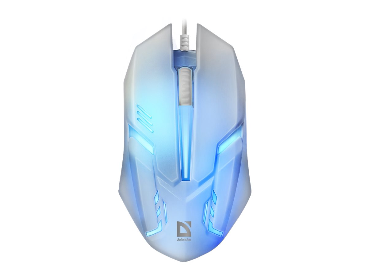 Defender Cyber MB-560L Optisk Kabling Hvid