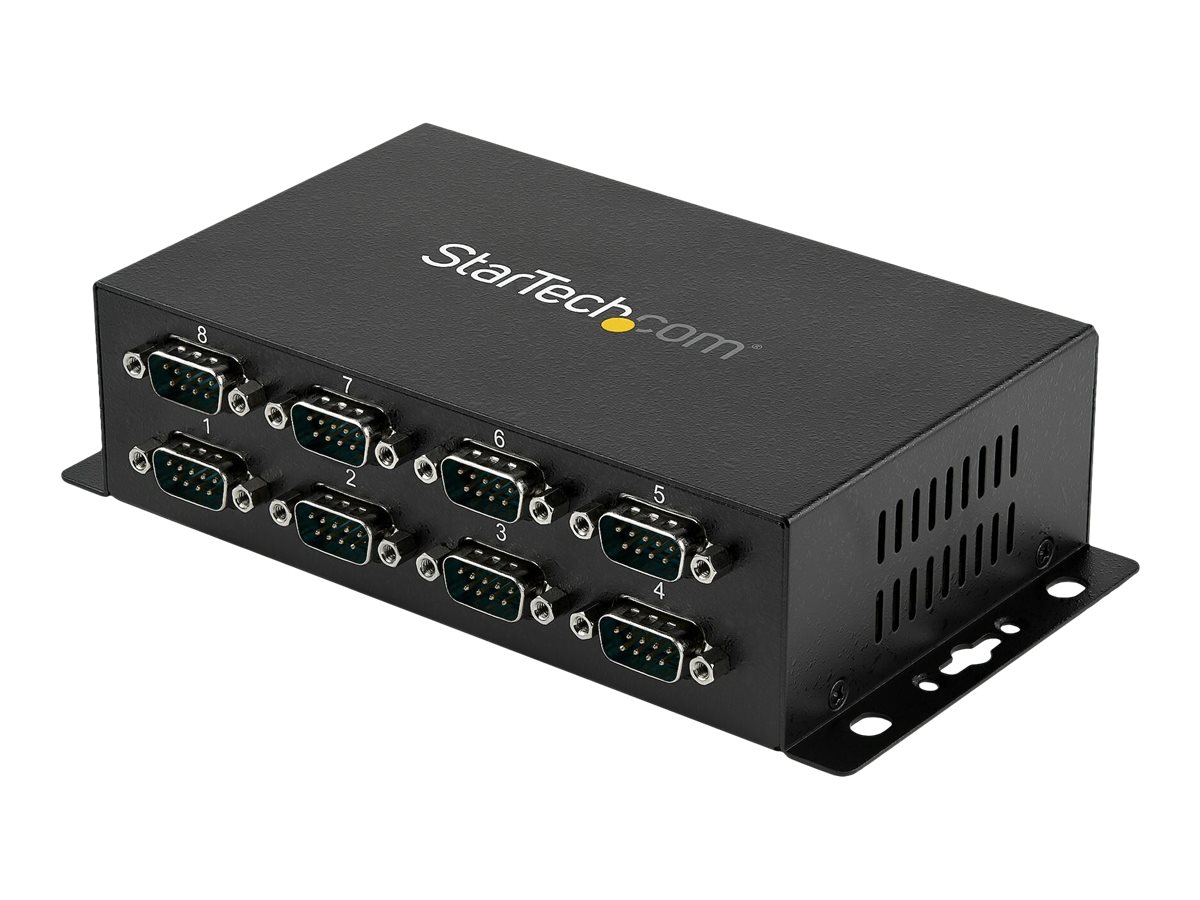 StarTech.com 8 Port USB to DB9 RS232 Serial Adapter Hub