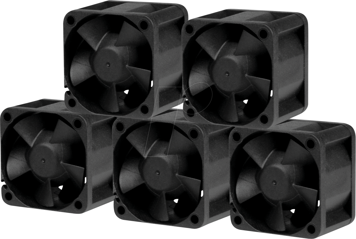 Arctic Server Fan S4028-6K - 5 Pack - Kabinet køler - 40mm - Sort