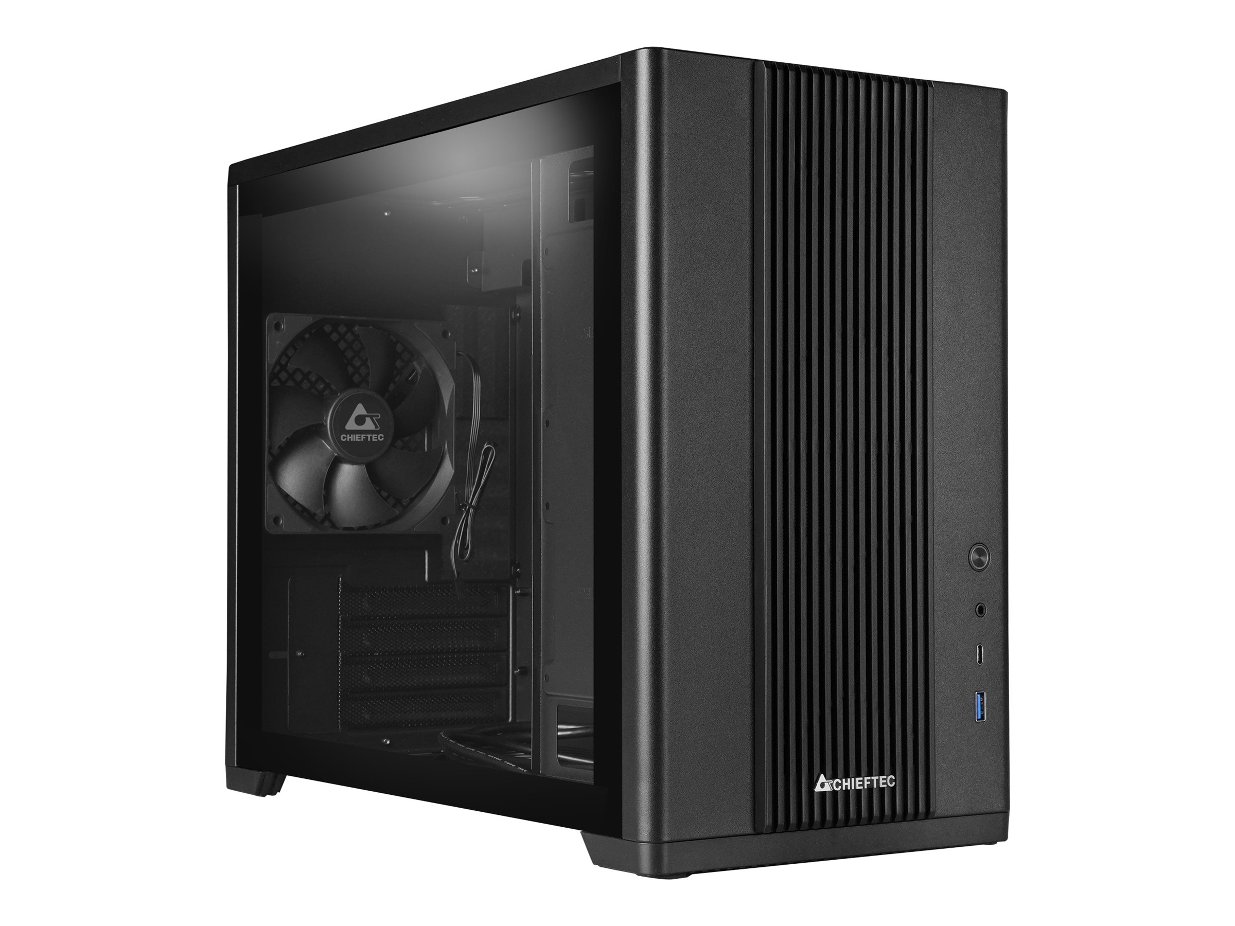 Chieftec BX-10B-OP - tower - micro ATX - Kabinet - Tower - Sort