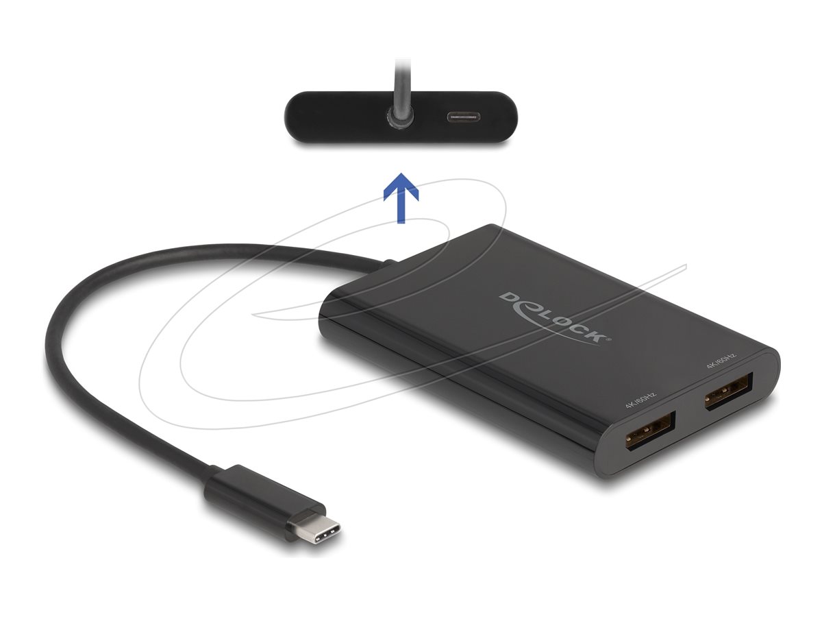 Delock Videoadapter 20cm Sort