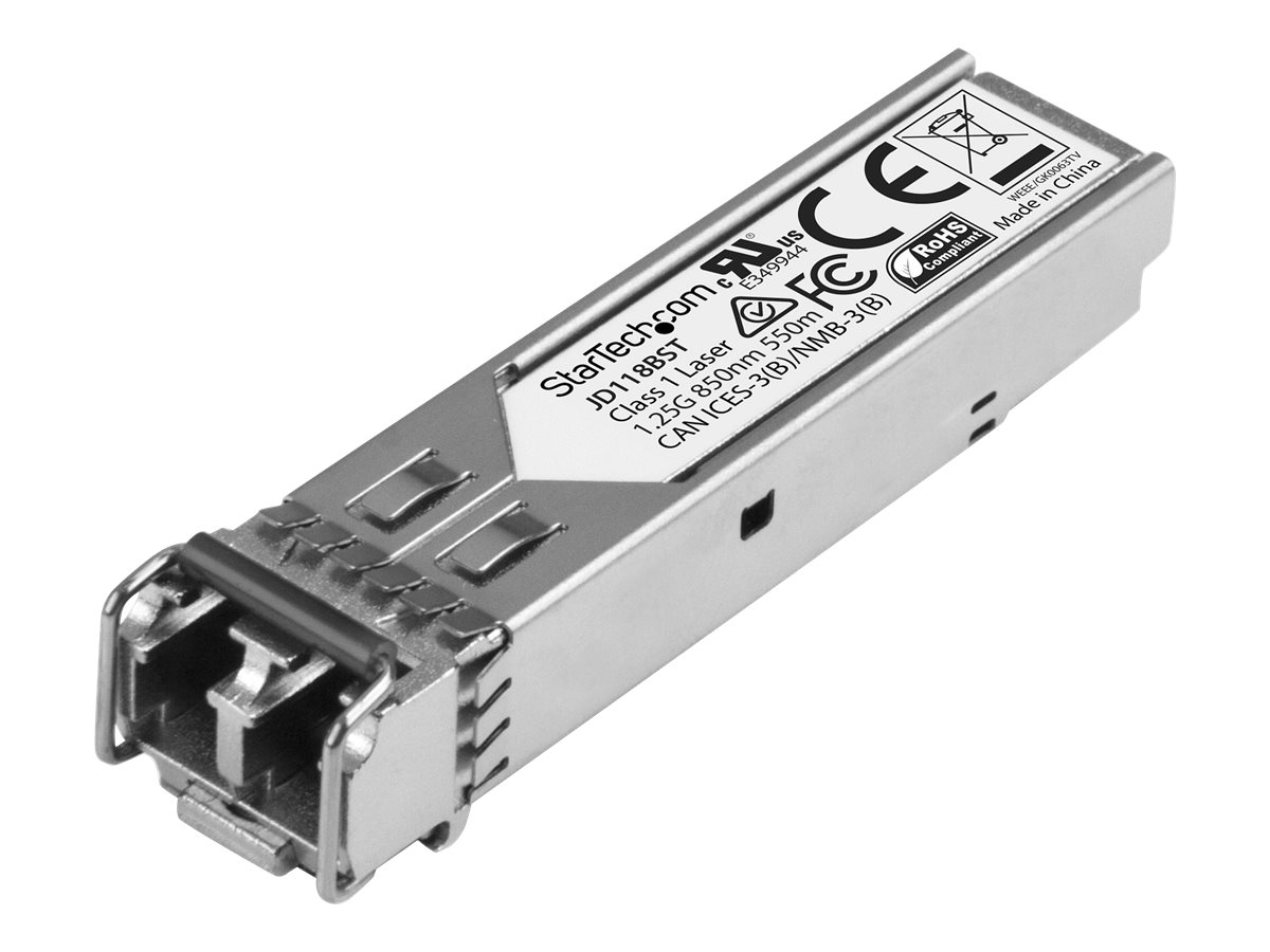 StarTech.com HPE JD118B Compatible SFP Module - 1000BASE-SX - 1GE SFP 1GbE Multi Mode (MMF) Fiber Optic Transceiver 550m SFP (mini-GBIC) transceiver