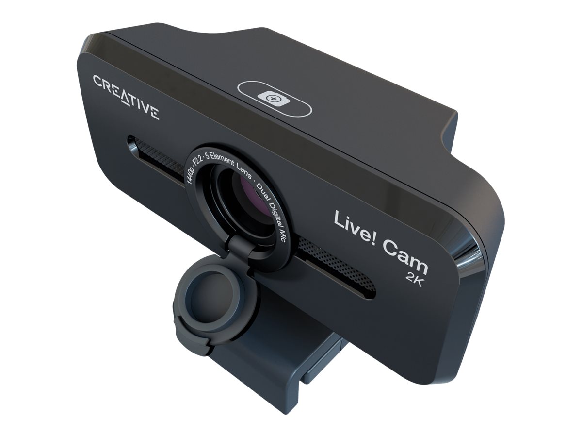 Creative Live! Cam Sync - V3 - webcam - farve - 5 MP - 2560 x 1440 - 1440p, 1080p - audio - USB 2.0 - YUY2
