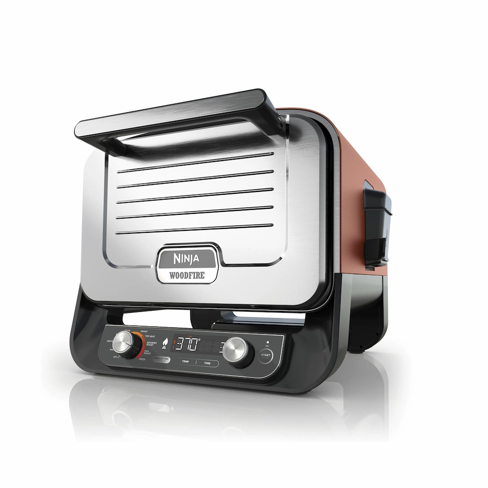 Ninja OO101EU Woodfire elektrisk udendørs ovn 2400 W Rød billede